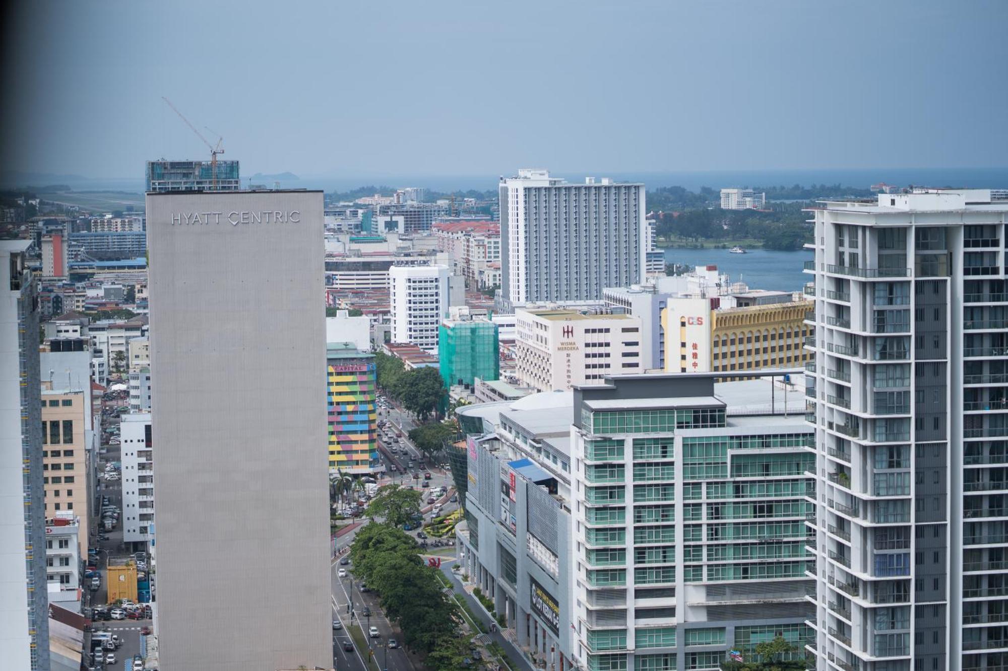 Petronella Suites Apartment @ Jesselton Quay Kota Kinabalu Ngoại thất bức ảnh